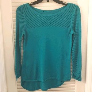 The Limited - Chevron Knit 3/4 Sweater - XS